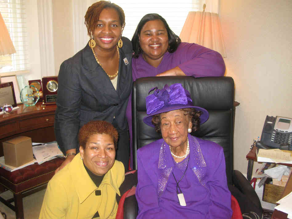 TMM staffers pose with Dorothy Height TMM staffers pose with Dorothy Height